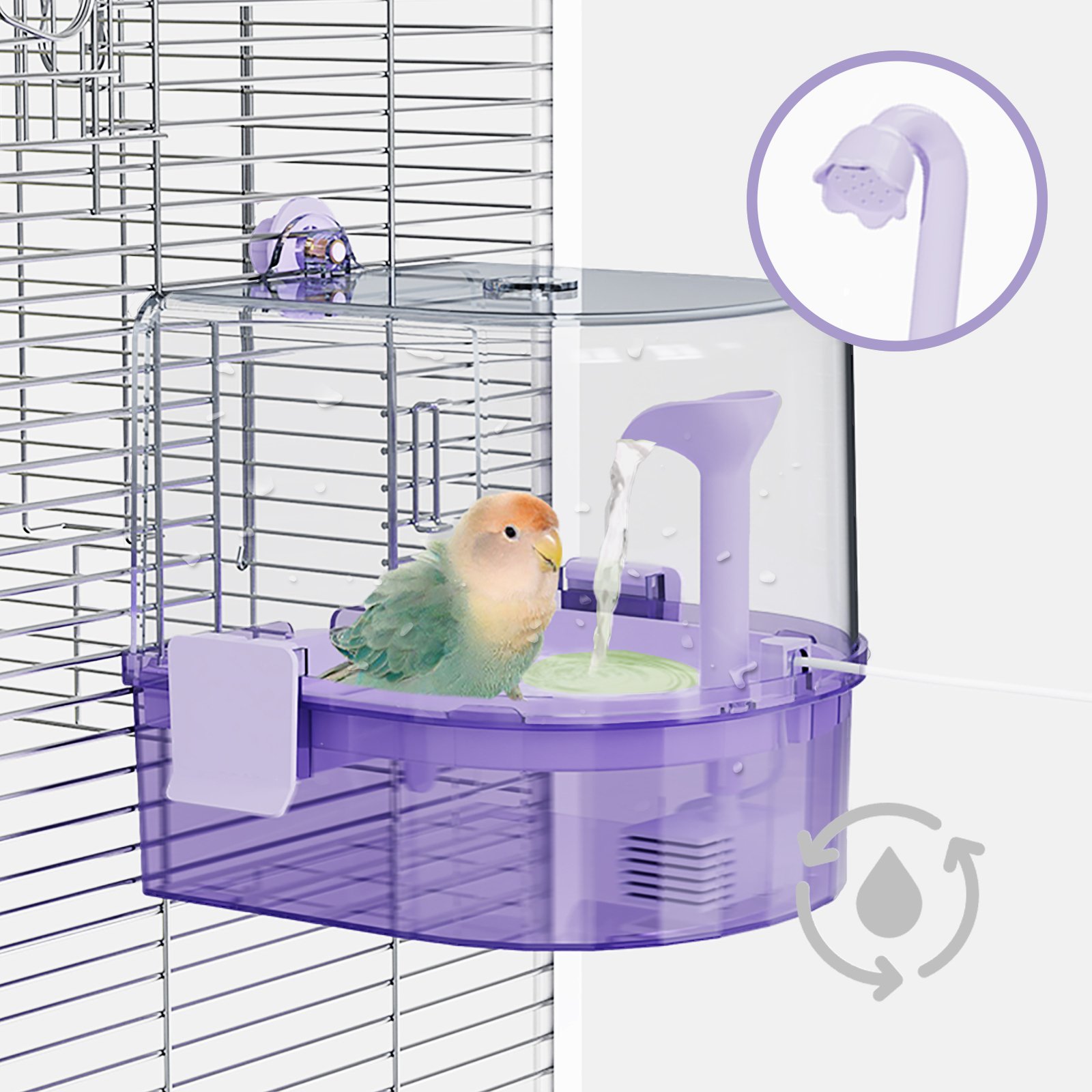 automatic bird baths