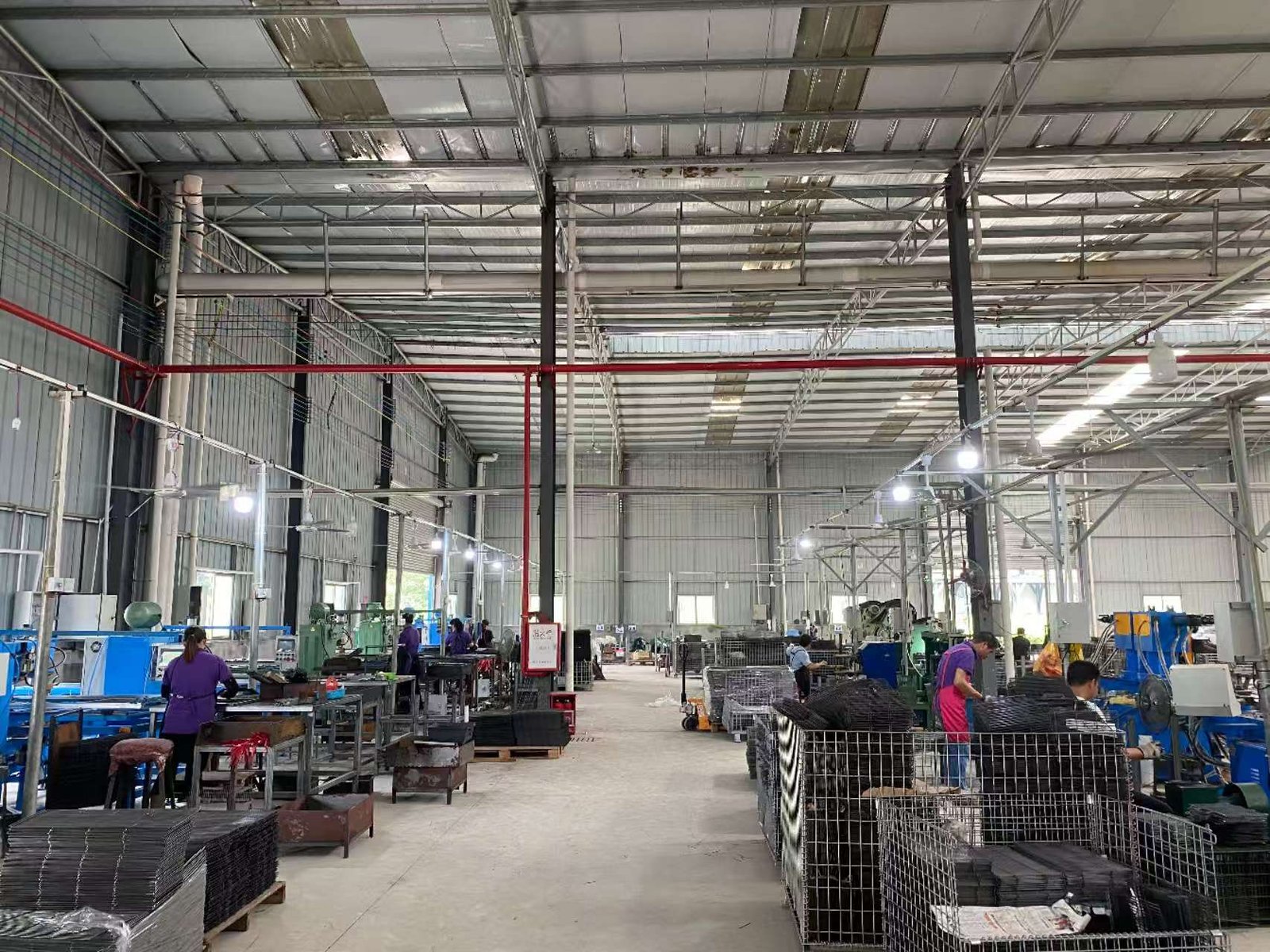 Metal workshop production line